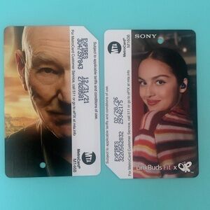 Star Trek Picard CBS & listen like Olivia 2 metrocards